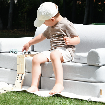 Indoor/Outdoor Outzy Pocket Sofa For Children - Drift Clay Taupe