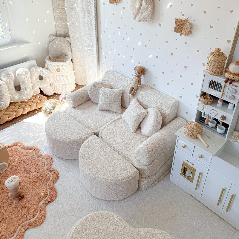 Medium Modular Sofa Max for Kids - Bearly Cream