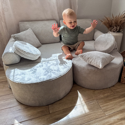 Medium Modular Sofa Max for Kids - Aesthetic Ecru