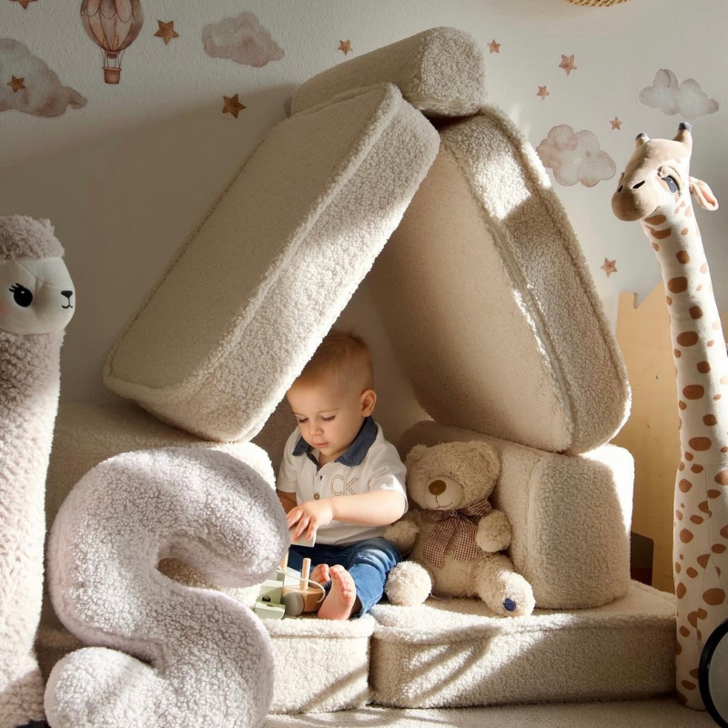 Medium Modular Sofa Max for Kids - Tangle Moon Grey