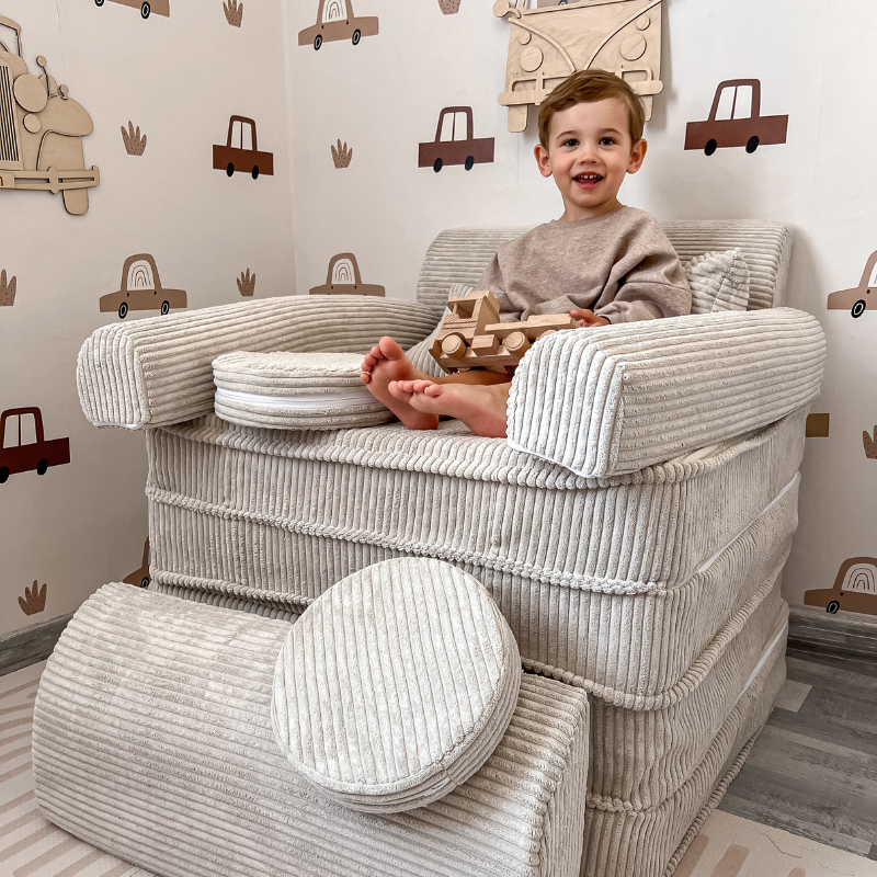 Medium Modular Sofa Max for Kids - Aesthetic Ecru