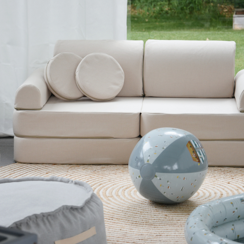 Indoor/Outdoor Outzy Pocket Sofa For Children - Drift Clay Taupe