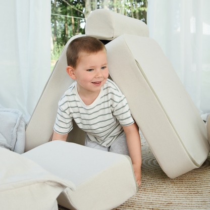 Indoor/Outdoor Outzy Pocket Sofa For Children - Drift Clay Taupe