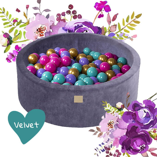 Baby Foam Ball Pit 90x90x40cm - Model Flower