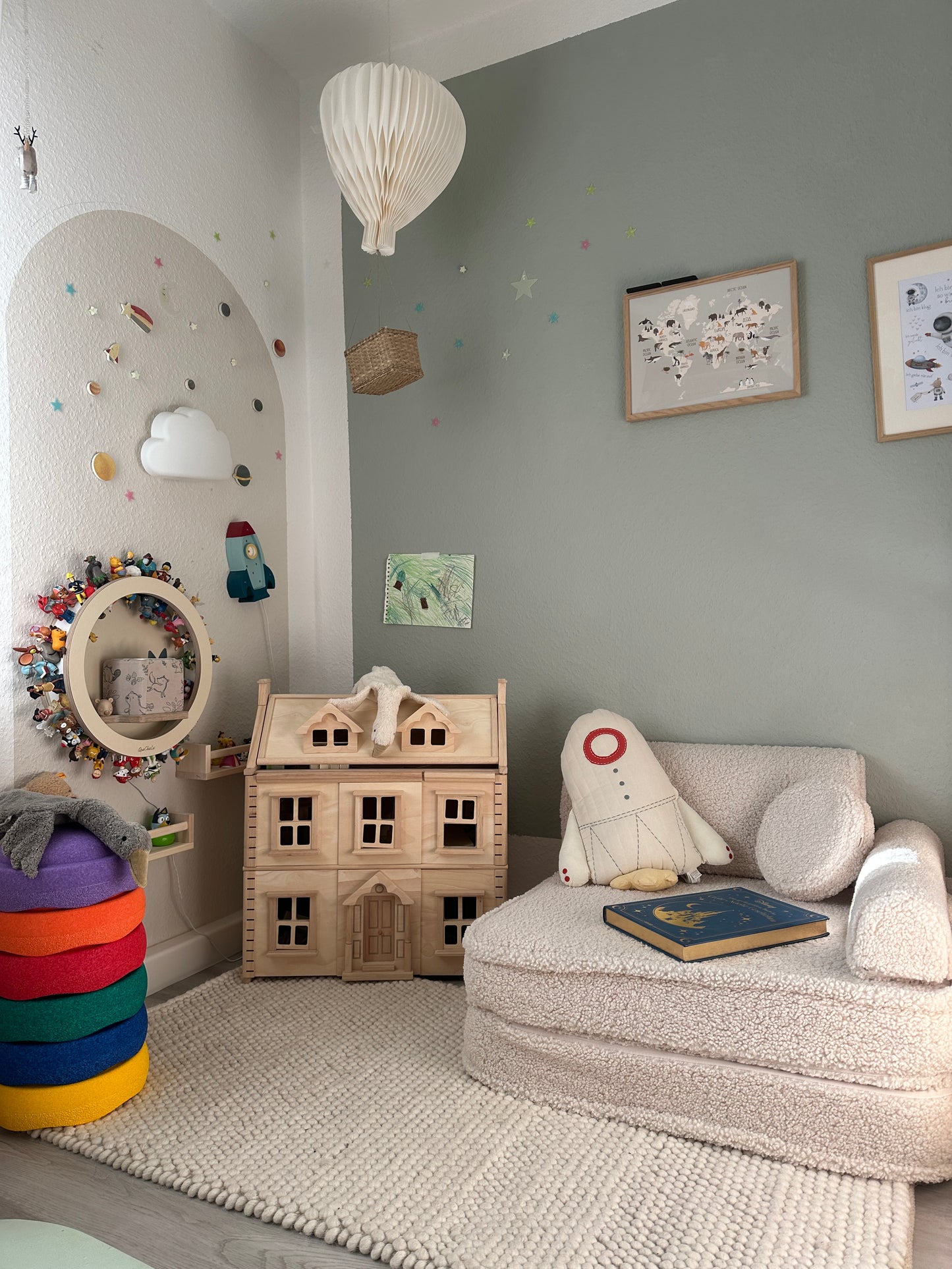 Modular Children's Chair - 5 Elements, Bearly Cream