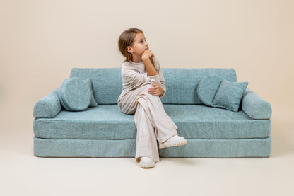 Large Modular Sofa for Kids - Premium Boucle, White