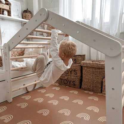 Large Wooden Pikler Ladder - Grey