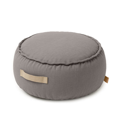 Outzy Round Pouffe - Drift Clay Taupe