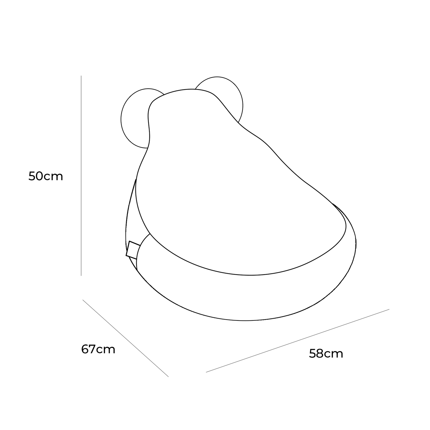 Outzy Teddy Sako Bag