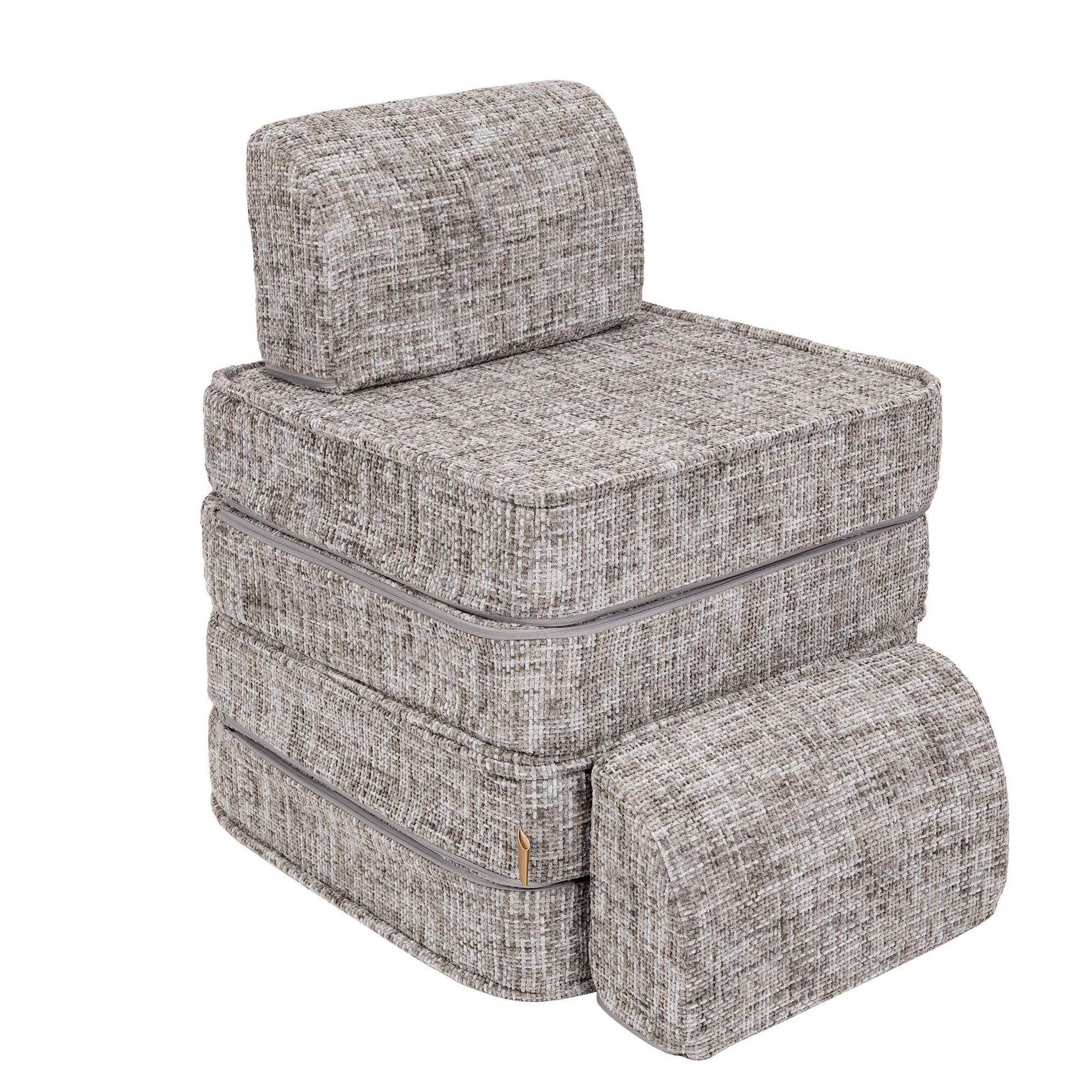 Small Modular Sofa for Kids - Tangle Moon Grey
